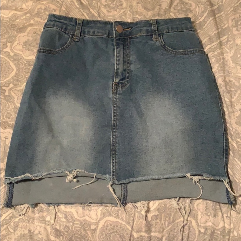 F21 Denim Skirt Size Small